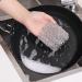 U-K Attractive Processed Cast Iron Cleaner Stainless Steel Garden Home Chainmail Scrubber for Pan Dutch Ovens Grill Scraper Skillet 1pc Silver - Buy Online on GoSupps.com
