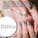 CLSSLVVBN 1 Set False Nail Elegant Full Coverage Shape Manicure Stickers Strong Adhesion Unique Design Half Paste Natural Paster White French Style - Buy Online on GoSupps.com