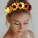 JEAIRTS LED Sunflower Headband for Women and Girls - Glowing Floral Hair Accessory (2-Sunflower) - Buy Online on GoSupps.com