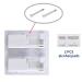 Disposable Sterile 2 Pcs Nose Piercing Kit - Safe & Painless Nose Piercing Gun with 2mm Stainless Steel Nose Pin - White Crystal - Buy Online on GoSupps.com