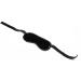 Ultra-Soft Velvet Sleep Mask & Blindfold for Comfortable Travel, Shift Work, and Meditation - Black - Buy Online on GoSupps.com