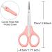 4 Curved Sharp Blade Eyebrow and Eyelash Extensions Scissors - Stainless Steel Precision Trimmers for Professional Grooming - 1 Pc - Buy Online on GoSupps.com