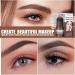 Brow Stamp Waterproof Makeup Eyebrow Powder Stencil Kit One Step Brow Stamp Shaping Kit for Grooming and Drawing Brows Reusable Eyebrow Tint Styling Tool Eye Brow Stamp with Brow Brush Cosmetic Tool - Buy Online on GoSupps.com
