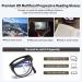 Portable Folding Reading Glasses for Women Men Blue Light Blocking Readers Multifocus Anti Glare Glasses(Couleur:Noir Grandeur:1.0x) - Buy Online on GoSupps.com