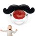 Vincente K ttlable Mustache Pacifier | Funny Orthodontic & Safe Silicone Pacifier for Babies & Toddlers - Unisex International Shipping - Buy Online on GoSupps.com
