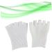 IWOWHERO 1 Pair Big Toe Separators Gel Fingerless Gloves Bunion Splints Pad Bunion Straightener Toe Spacers Toe Spreader Heel Sleeves for Cracked Heels White Sock Thumb - Buy Online on GoSupps.com