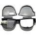Calabria Kool Klean Eyeglasses Lens Cleaner Kit - 15ml Spray & Microfiber Cloth for Ultimate Eyewear Cleaning - Midnight Black - Buy Online on GoSupps.com