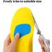 All-Day Arch Support Orthotic Insoles for Plantar Fasciitis & Flat Feet - Cushioning Comfort for Men & Women | Apricot Color (M: 8-10 / W: 8-11 - Buy Online on GoSupps.com