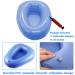 Blue Portable Air Bedpan Inflatable Cushions Potty for Home Hospital Elderly Bedridden Washable Air Inflation Bed Pans for Females - Buy Online on GoSupps.com