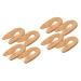 4 Pairs Transparent Heel Pad Silicone Heel Pad Women Shoe Accessories Silicone Pad for Shoe Silicon Heel Pads for Feet Silicon Heel Pads for Womens Shoes Insoles for Overpronation