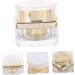 Mikinona 1pc Cream Empty Cosmetic Jars Sample Holder Face Cream Pot Jars Face Cream Containers Cream Empty Jars Reusable Bottle Creami Lotion Practical Cream Bottle Acrylic 4.6x4cm Golden - Buy Online on GoSupps.com
