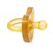 Simply Rubber Pacifiers - Preemie - Shorter Nipple (Less Gagging) - Small Newborn (0-6 mos) - Breastfed Babies - Rounded Nipple - 100% Natural Rubber - Easy to Clean - One-Piece Design
