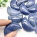 Natural Crystal Natural Blue Urine Crystals Stone Carved Moon Shaped Smooth Stone Crystals Room Decoration Natural Luster - Buy Online on GoSupps.com