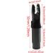 ZRM&E 12PCS Arrow Tail OD 6.2mm/0.244'' Archery Arrow Nock Plastic Insert for DIY Hunting Arrows - Buy Online on GoSupps.com
