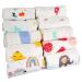 10Pcs Baby Muslin Washcloths muslin cloths for baby Absorbent&Breathable Muslin Face Cloths Reusable Baby Cotton Squares Face Shower Bath Towel Soft Baby Wiping Bathing Feeding Towel(random pattern)