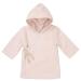 Koeka Baby Bathrobe - For Boys And Girls - Hooded - Housecoat - Dijon - Organic Cotton - 74-80 Pink