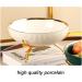 Fruit Basket Bowl Fruit Basket Ceramic Fruit Bowl Creative Minimalist Fruit Dish W/Metal Stand Decorative Dessert Snack Display for Kitchen Counter Bread Snacks (Color : A) - Buy Online on GoSupps.com