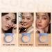 Gagk Pressed Powder Oil Control Face Pressed Powder Gagk Matte Perfection Pressed Powder Dry and Wet Set Makeup and Natural Concealer Long Lasting Waterproof Powder Delicate Silky (3pcs) - Buy Online on GoSupps.com