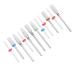Milling Cutter Files Ceramic Drill Bit Shank Milling Cutter Metal Polishing Tool Manicure Store for Beauty Salon - Buy Online on GoSupps.com