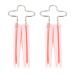 Sewroro Pince-Nez Rehausseur de Nez en Silicone Ergonomique 2 Pi ces Rose Adulte Dispositif D Amincissement Confortable pour Remodelage et Redressement du Nez Lors Lecture Sommeil