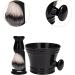 Premium Perfk Shaving Brush Set - Complete Kit with Bowl Cleaning Brush Soap & Mug | Perfect Gift for Husband Father & Hairdresser | Black - Buy Online on GoSupps.com
