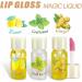  Voiakiu Lip Plumper-Gluster | Ginger-tinted color-changing lip oil clear lip gloss for women and girls makeup for dry lips - Buy Online on GoSupps.com