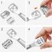 Ucunjia Stainless Steel Foot Scraper & Pedicure Set - Corneal Remover with 10 Replacement Blades for Hand & Feet Care - Effective Foot Care Solution - Buy Online on GoSupps.com