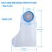 Waterproof Leg Cover for Shower - Adult Half Leg Cast and Bandage Protector - Buy Online on GoSupps.com