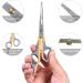 LIVINGO Professional Pet Grooming Scissors for Cats & Dogs - Titanium Coated Trimming Shears, Safe Rounded Tip, Micro Serrated Blades - 2 Pack 6.5 inch - Buy Online on GoSupps.com