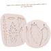 Alipis 2pcs Leaf Mold Clay Molds Cake Pops Mold Chocolate Candy Molds Silicone Mold Party Candy Mold Adorable Baking Molds Decor Small Cake Mold Chocolate Mold White Silica Gel Leaf Shape - Buy Online on GoSupps.com