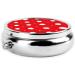 Red & White Polka Dot Mini Pill Box | 3 Compartment Travel Organizer | Portable Medicine Case for Home & Office - Buy Online on GoSupps.com