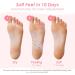 Exfoliating Foot Mask - 2 Pairs of Peach & Strawberry Cornea Socks for Men & Women | Effective Foot Care for Smooth Delicate Feet - Buy Online on GoSupps.com