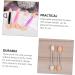 Baluue 50pcs Two-color Eyeshadow Brush Sponge Eyeshadow Brushes Woman Makeup Tools Plastic Handle White - Buy Online on GoSupps.com