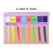 8 Colors Neon Face Paint Liner - Water Activated UV Eyeliner Palette for Halloween & Christmas - Longlasting Fluorescent Makeup with Brush - Buy Online on GoSupps.com