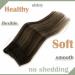 LAAVOO Remy Micro EZ Weft Extensions - Ombre Brown Real Hair 50g Microbeads Dark & Light Brown Smooth #2/8/2 12 Zoll Width (45cm) - Premium Quality Hair Extensions - Buy Online on GoSupps.com