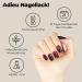 Buy Original Miss Sophie Dark Set Nail Stickers - Black Velvet Cocoa & Poisoned Apple | Easy Application No Splintering Premium Quality Nail Polish Film - Buy Online on GoSupps.com
