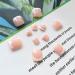 SINLOV Square Fake Toenails Nude Pink Glossy Print on False Toe Nails French Short Full Cover False Artificial Toenails Nails for Women and Girls  - Buy Online on GoSupps.com