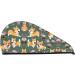 Corgi Floral Velvet Hair Cap Towel Wrap for Women | Absorbent Drying for Wet Hair Swimming & Travel - Buy Online on GoSupps.com