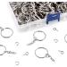 Swpeet 450Pcs Key Chain Rings Kit - 1.25mm Sliver Keychain Rings with Chain, Jump Rings, Screw Eye Pins - Jewelry Findings Making Supplies - Buy Online on GoSupps.com