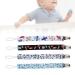 4-Piece Baby Pacifier Clip Set - Cotton Strap Nipple Holder & Chain Clips for Toddlers - Universal Fit - Buy Online on GoSupps.com