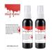 Set of 2 Halloween Blood Sprays - 60ml - Washable - For Clothing and Zombie Vampires - For Costumes Cosplay Makeup
