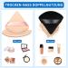 Willight 6 Pieces Triangle Makeup Powder Puff - Washable & Reusable Beauty Sponges for Loose Powder Foundation - Perfect for Dark Complexion (3 Black) - Buy Online on GoSupps.com