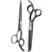 Hair Cutting Scissors Set Professional Hairdressing Scissors Stainless Steel Barber Salon Cutting Scissor and Thinning Scissors Black (6 inch/17CM) - Buy Online on GoSupps.com