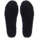 Black Sheepskin Insoles for Women | Premium Wool Fur Fleece Inserts | Cozy & Fluffy Comfort | Size 7 US - Buy Online on GoSupps.com