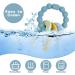 Vicloon Baby Teething Toy - BPA-Free Silicone Teether for Boys and Girls | Chew Soothing Infant Teething Ring - Shower Gift (Blue) - Buy Online on GoSupps.com