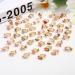 24-Pair Cute Animal, Flower, Heart & Fruit Earrings Set - Non-Perforated Ears - Buy Online on GoSupps.com