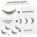 FRCOLOR 5 Pairs Short False Eyelashes Hair Eyelashes Natural Look Eyelashes False Lashes Handmade Eyelashes Natural Eyelashes 3d Eyelashes Make up Extend Artificial Fiber 6d 3.3x1.1x0.5cm Black - Buy Online on GoSupps.com