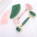 Jade Roller & Gua Sha Face Roller Rose Quartz Massager Facial Beauty Roller Skin Care Tools for Face Eyes Neck Reduce Wrinkle and Dark Circle (Green A) - Buy Online on GoSupps.com