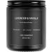 Buy Black Scented Candles for Men - Lavender & Vanilla Soy Jar Candles | Aromatherapy Gifts for Home - 7oz - Buy Online on GoSupps.com