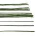 Saktopdeco 21.6 Inch Floral Stems Wire Green Paper Wrapped Wire 18 Gauge 20 Gauge 24 Gauge for Crafts Flower Arrangement